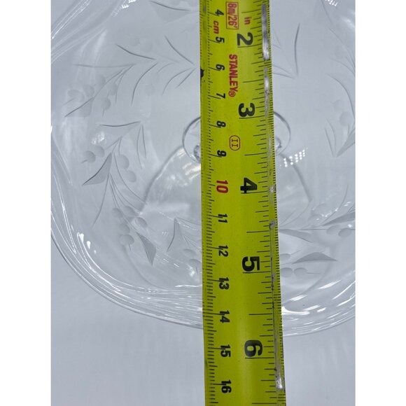 Vtg. Fostoria Cynthia Etch Coronet Comport 5" tall - Picture 7 of 11